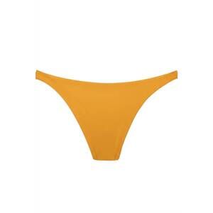 NEW JADE SWIM women's most wanted terry bikini bottom in saffron